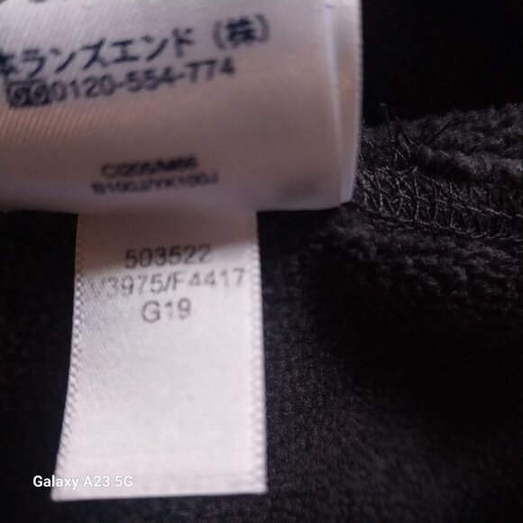 Lands End Mens 3XL/T Charcoal Gray Half-Zip Fleece Pullover Cozycore  Soft - Picture 6 of 6